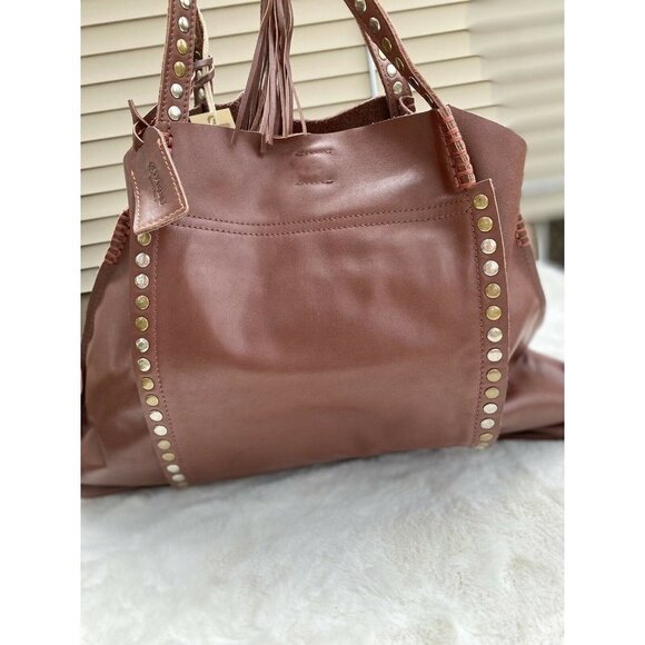 Old Trend Birch Tote Brown Leather Large Bag Soft Women Tote - Picture 1 of 6